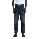 Dark Blue Washed Denim Jeans